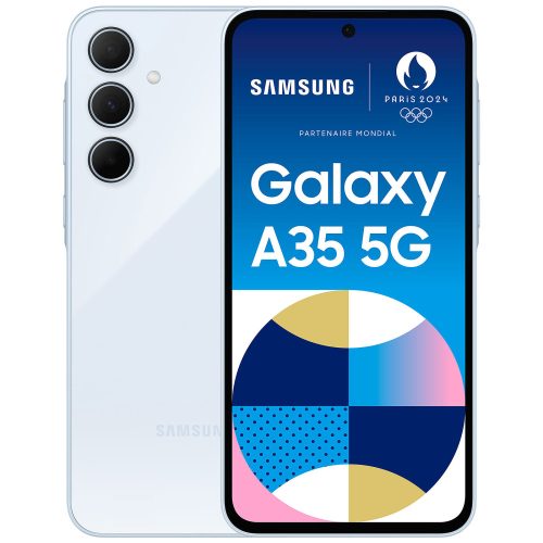 Samsung Galaxy A35 Dual 5G 128GB 6GB RAM Awesome Iceblue mobiltelefon