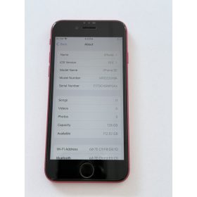   Apple iPhone SE 2 (2020) (87%Akku) 128GB Piros Kártyafüggetlen