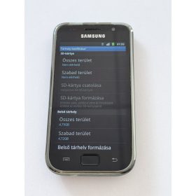 Samsung Galaxy S+ (I9001) 8GB Fekete Kártyafüggetlen